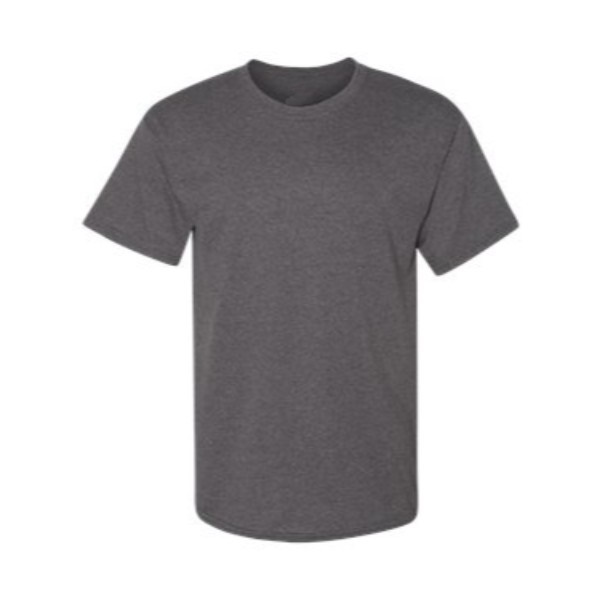 smoke gray plain blank t shirt front